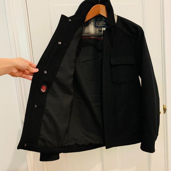 Men's Pendleton Wool Field Chore Jacket Coat Size Small - Picture 5 of 12